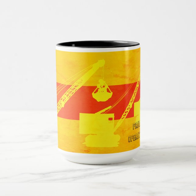 CRANE OPERATOR FRICTION CRAWLER SOUTHWEST COLORS MUG (Center)