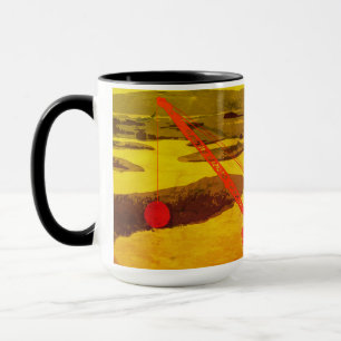 CRANE OPERATOR GOLF GOLFING FANTASY ART OPERATOR MUG