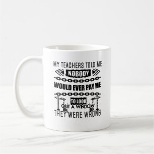 Crane Operator Job Mug