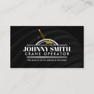 Crane Operator Slogans Business Cards
