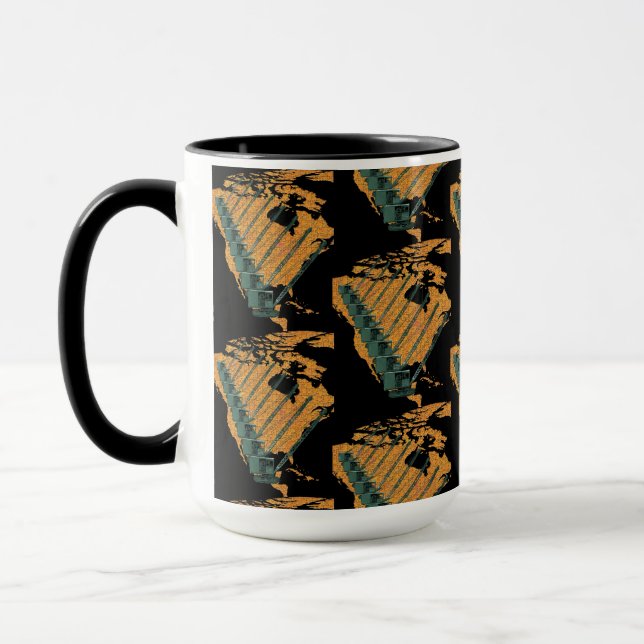 CRANE OPERATOR US MAP JIGSAW PUZZLE OPERATOR MUG (Left)