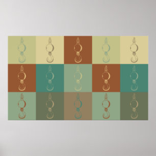 Crane Pop Art Poster