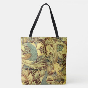 Crane’s Art Nouveau Peacock Garden Tote Bag