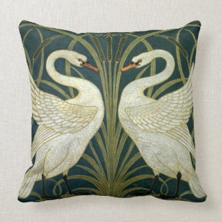 Crane’s Art Nouveau Swans Cushion