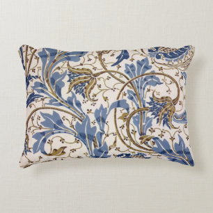 Crane’s Pomegranate and Teazle in Blue Decorative Cushion