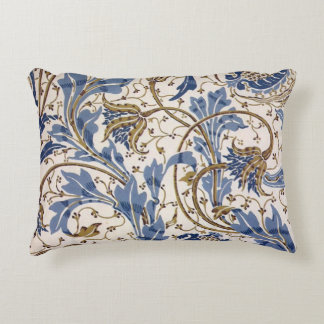 Crane’s Pomegranate and Teazle in Blue Decorative Cushion