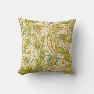 Crane’s Pomegranate and Teazle in Green Cushion