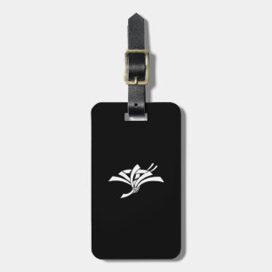 Crane-shaped noshi luggage tag