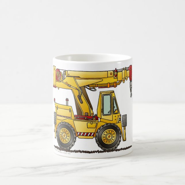 Crane Truck Construction Mugs (Center)