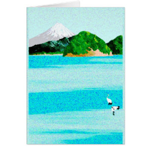 Cranes and the Sea 2 - Card