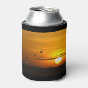 Cranes at sunrise can cooler