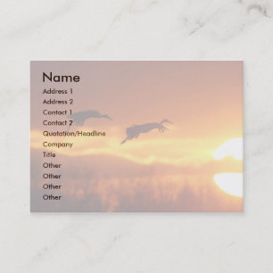 cranes business card
