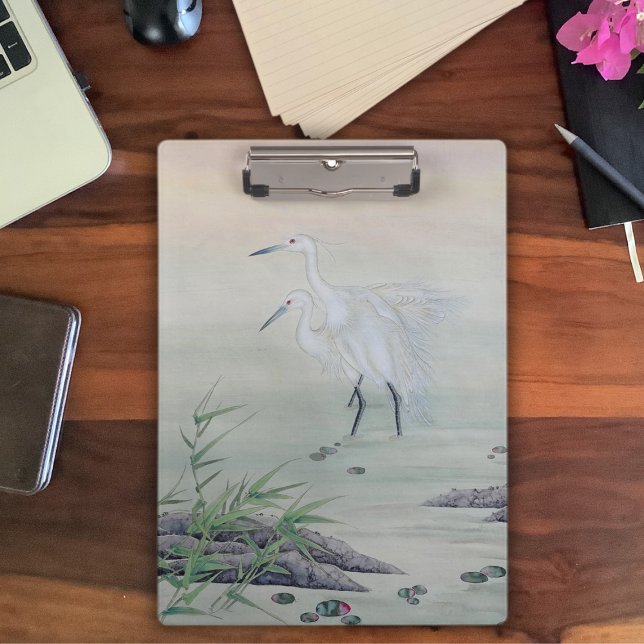 Cranes in Chinese River  Clipboard (Creator Uploaded)