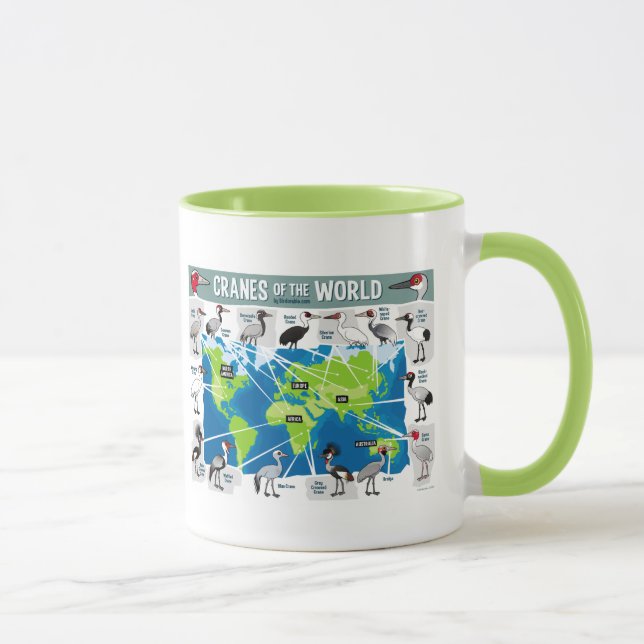 Cranes of the World Mug (Right)