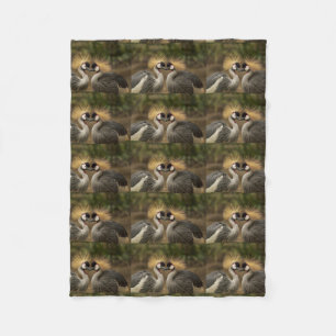 cranes pair couple custom personalise project home fleece blanket