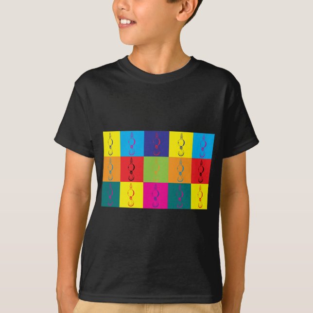 Cranes Pop Art T-Shirt (Front)