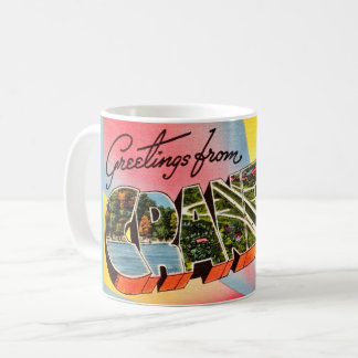 Cranford NJ Vintage Postcard Coffee Mug