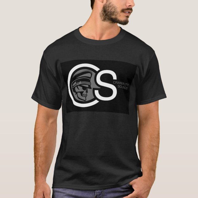Craniality Sounds Black Tee (Front)