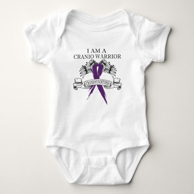 Cranio Warrior Baby Bodysuit (Front)
