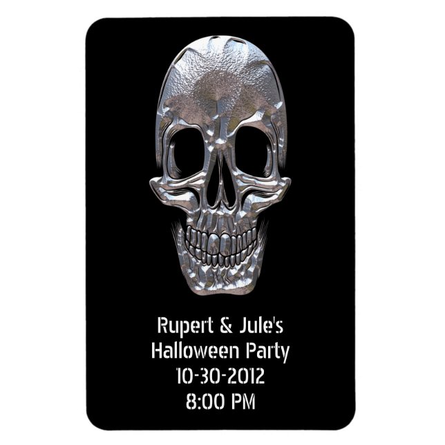 Cranium Sound Ghost Skull Magnet (Vertical)