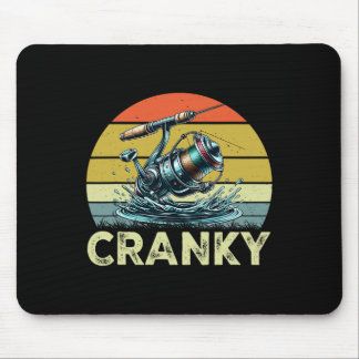 Crankbait Fishing Lure - Fishermen Funny Cranky Fi Mouse Pad