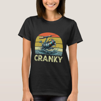 Crankbait Fishing Lure - Fishermen Funny Cranky Fi T-Shirt