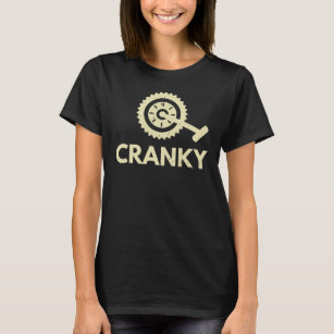 Cranky / Bicycle/ Cyclist T-Shirt