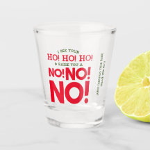 Cranky Christmas Shot - NO! NO! NO!