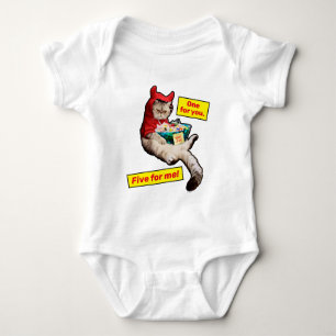 Cranky Devil Cat Baby Bodysuit