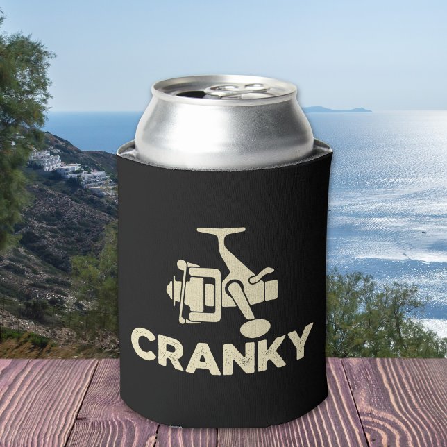 Cranky Funny Gift Ideas For Fishing Lover Can Cooler (Creator Uploaded)