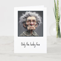 Cranky Old Lady Getting Old Birthday