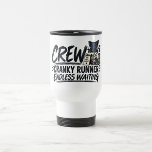Cranky Runner Endless Waiting Funny Ultramarathon Travel Mug
