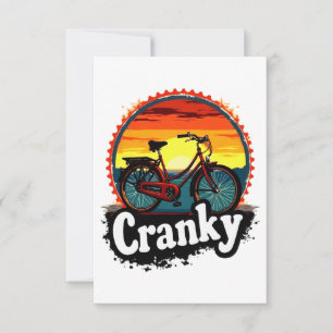 Cranky Sunset Bicycle Tee – Energise Your Ride 