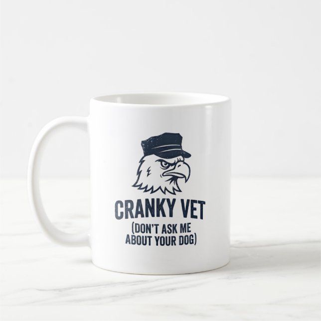 Cranky Vet Mug (Left)
