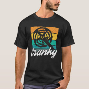 Cranky Vintage I Cyclist I Bicycle T-Shirt
