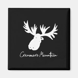Cranmore Mountain New Hampshire Moose Antlers Ski Magnet