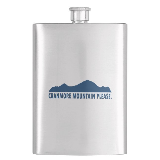 Cranmore Mountain Resort Please Hip Flask (Front)