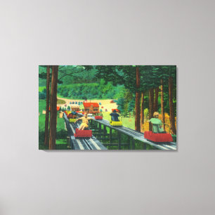 Cranmore Mountain Ski-Mobile in Summertime Canvas Print