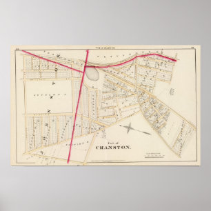 Cranston  Johnston Rhode Island Poster