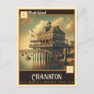 Cranston, Rhode Island Vintage Postcard