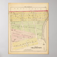 Cranston, RI Map