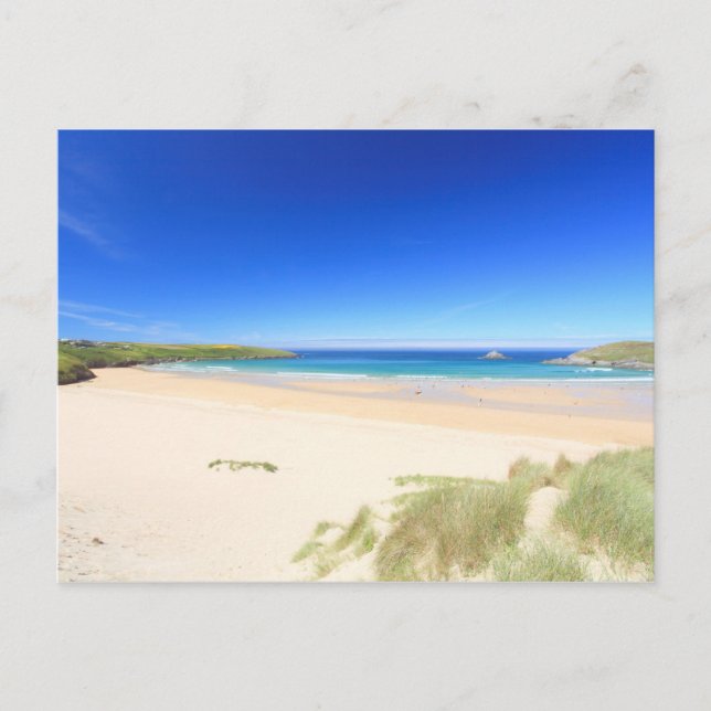 Crantock Bay Postcard (Front)