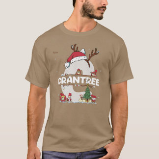 Crantree Christmas  w Crantree Name for funny Xmas T-Shirt