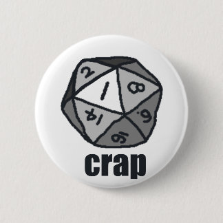 Crap 6 Cm Round Badge