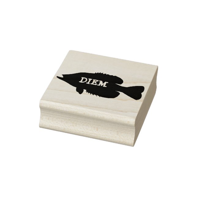 crappie diem art stamp (Stamp)