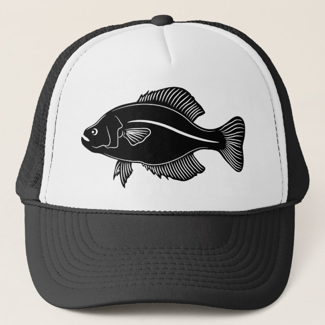 Crappie Fish Trucker Hat (Front)