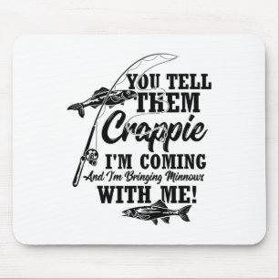 Crappie Fishing Angler  Mouse Pad