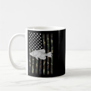 Crappie Fishing Camo Flag (on Back) Coffee Mug