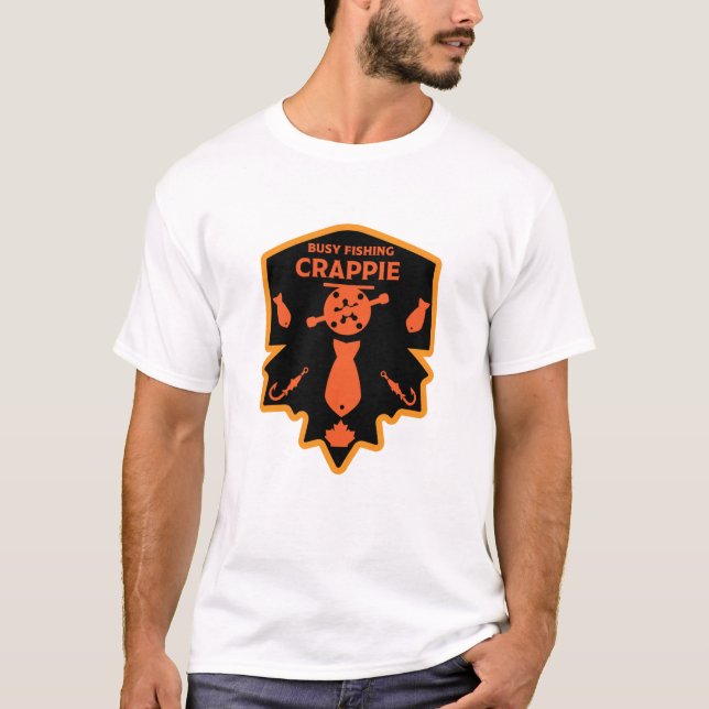 Crappie Fishing Canada T-Shirt (Front)