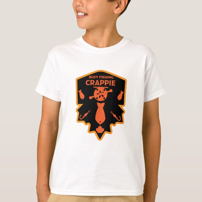 Crappie Fishing Canada T-Shirt (Front)